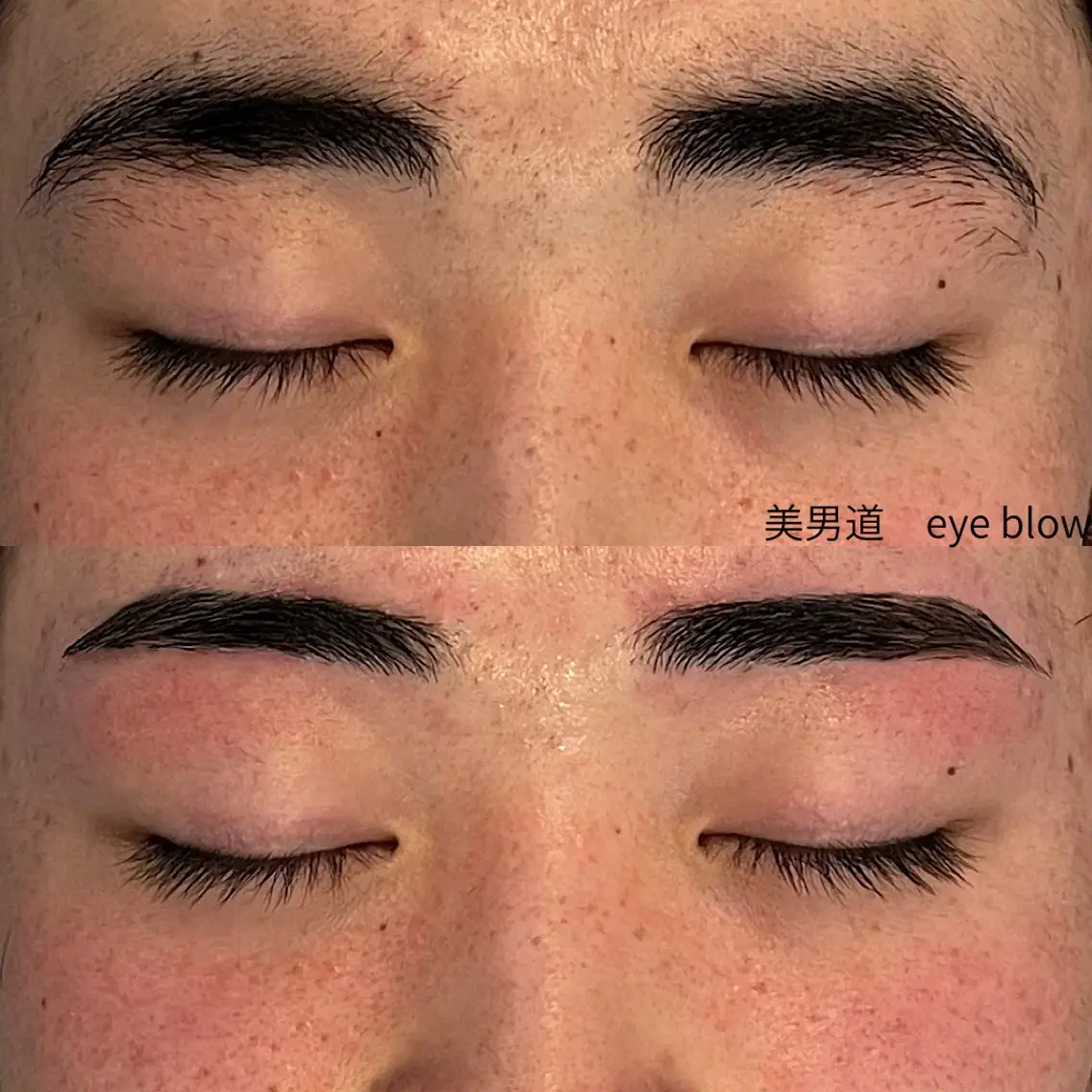 メンズ アイブロウ ワックス脱毛 眉カット BINANDO 桑原の眉毛・アイブロウイメージ