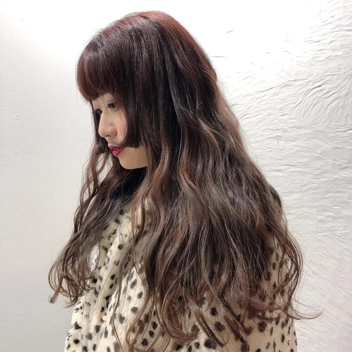 ロング パープルカラー 韓国美容室出身 🌹Sana/梅田のヘアスタイル