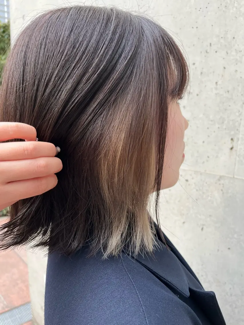 カラー 西田辺/ブリーチ/ SASARAのヘアスタイル
