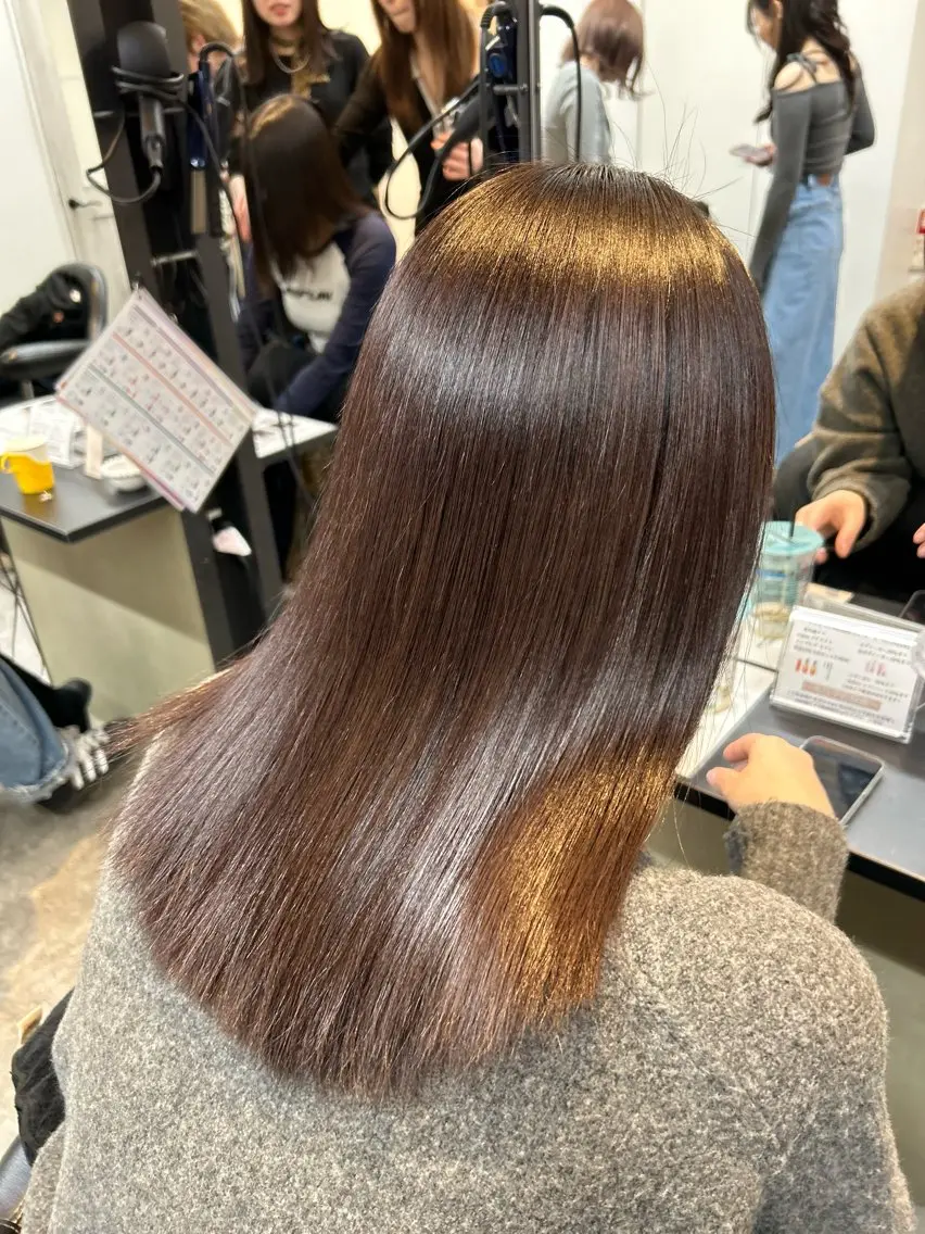 カラー ベージュカラー ラベンダーカラー ヘアカラー 透明感カラー୨୧ 松山理桜🩰˖ ࣪⊹のヘアスタイル