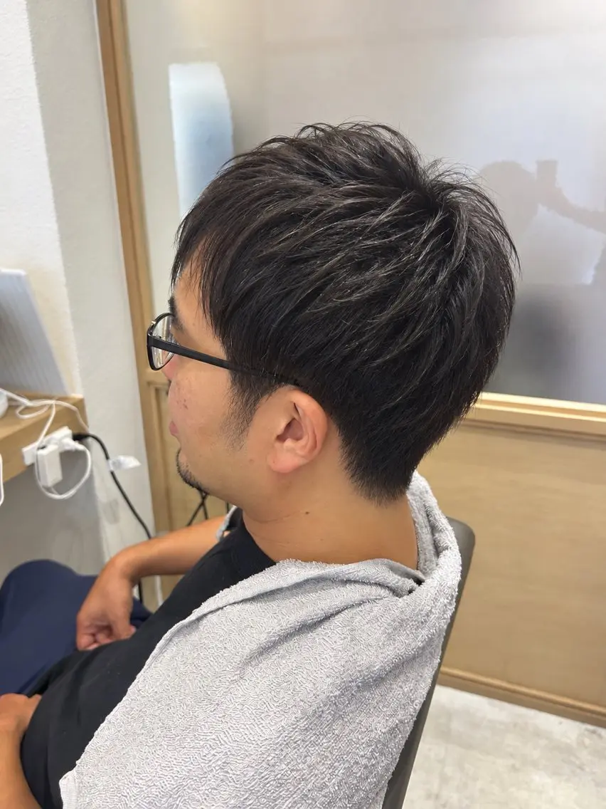 ショート メンズ ヘッドスパ 久木原 ゆりのヘアスタイル