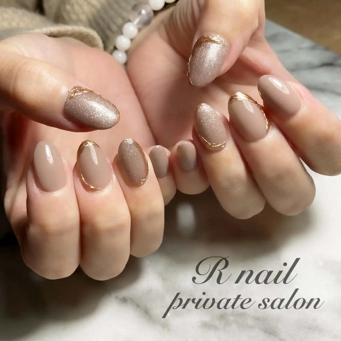 ネイル ミラーネイル R nailのネイルデザイン