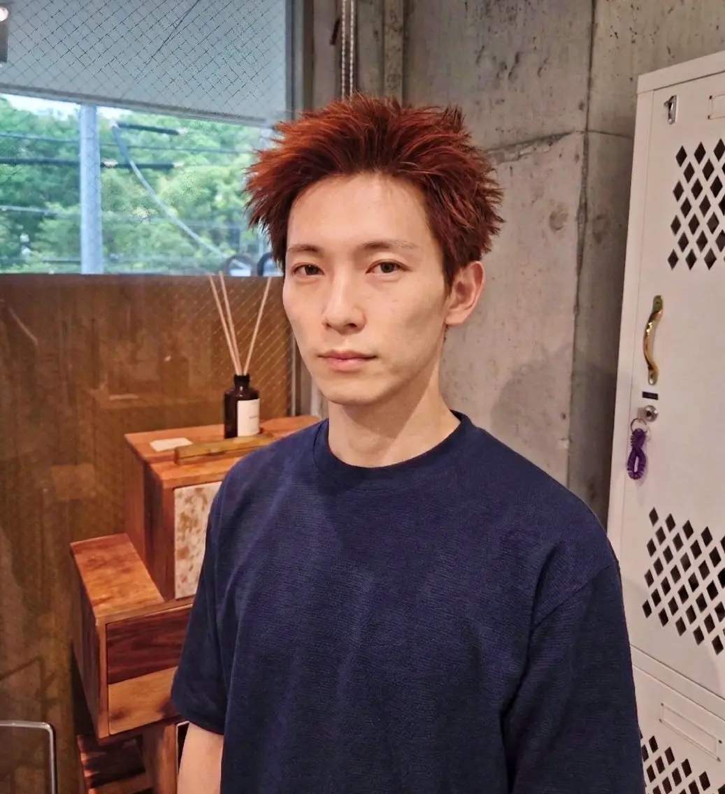ショート カット ヘアカラー 渋谷メンズ特化 田中のヘアスタイル