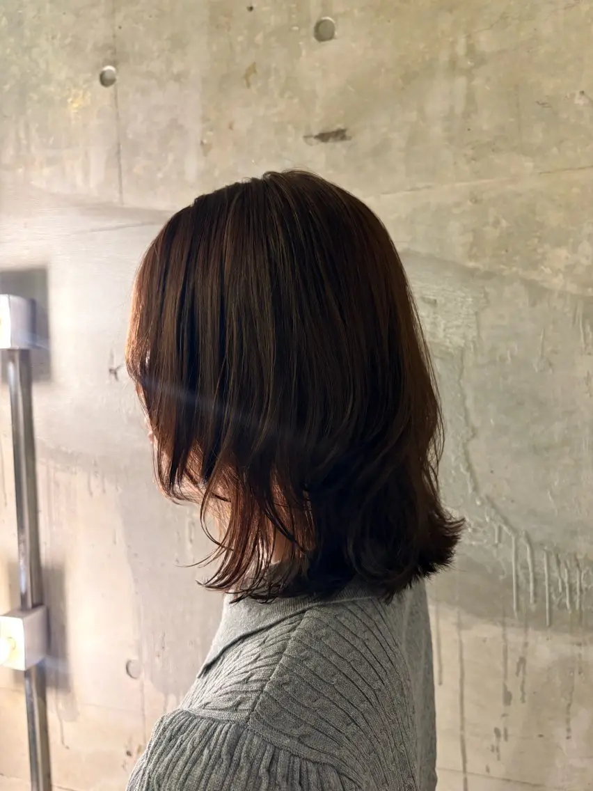 ミディアム トリートメント kiri/ボブ・レイ ヤーカット🪐のヘアスタイル