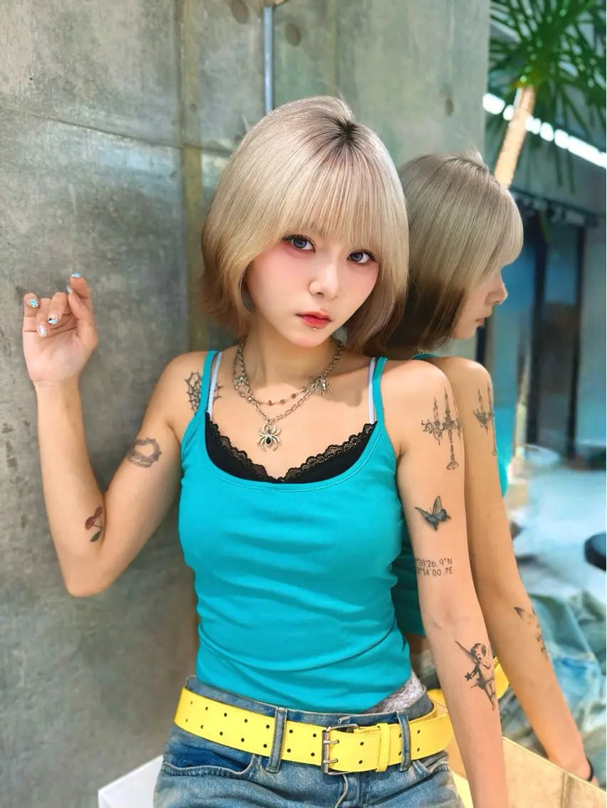 ミディアム ヘアカラー トリートメント ゆーだい🇰🇷韓国 🇰🇷×髪質改善のヘアスタイル