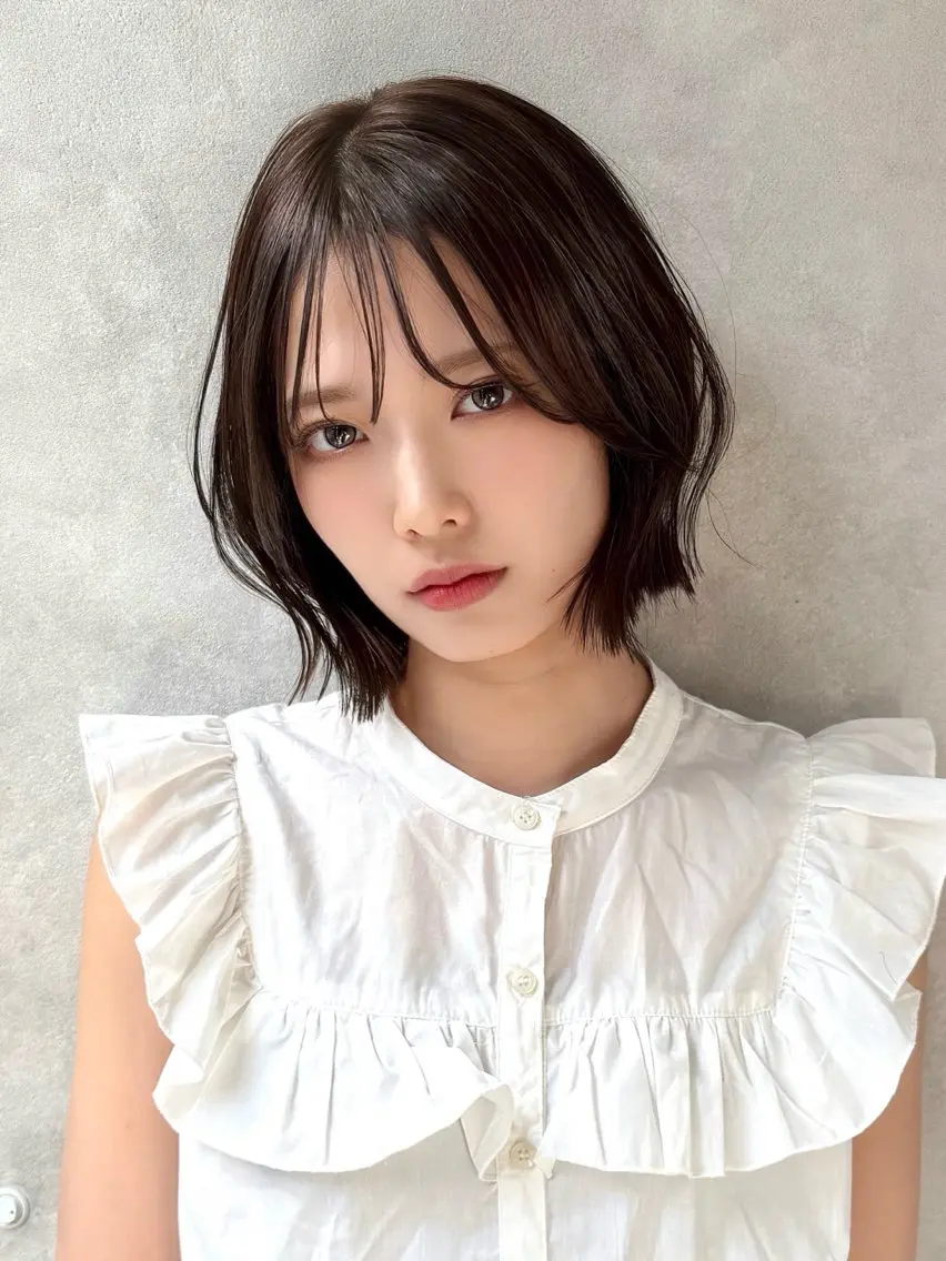 ミディアム ✨レイヤー・ブリーチ なしダブル特化✨のヘアスタイル