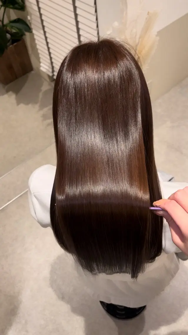 セミロング カット ヘアカラー Bonheur銀座 /runaのヘアスタイル