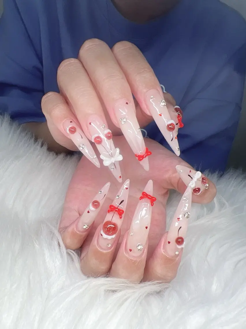 ネイル ハンドネイル Lee Nails チップ長さだし専門店のネイルデザイン