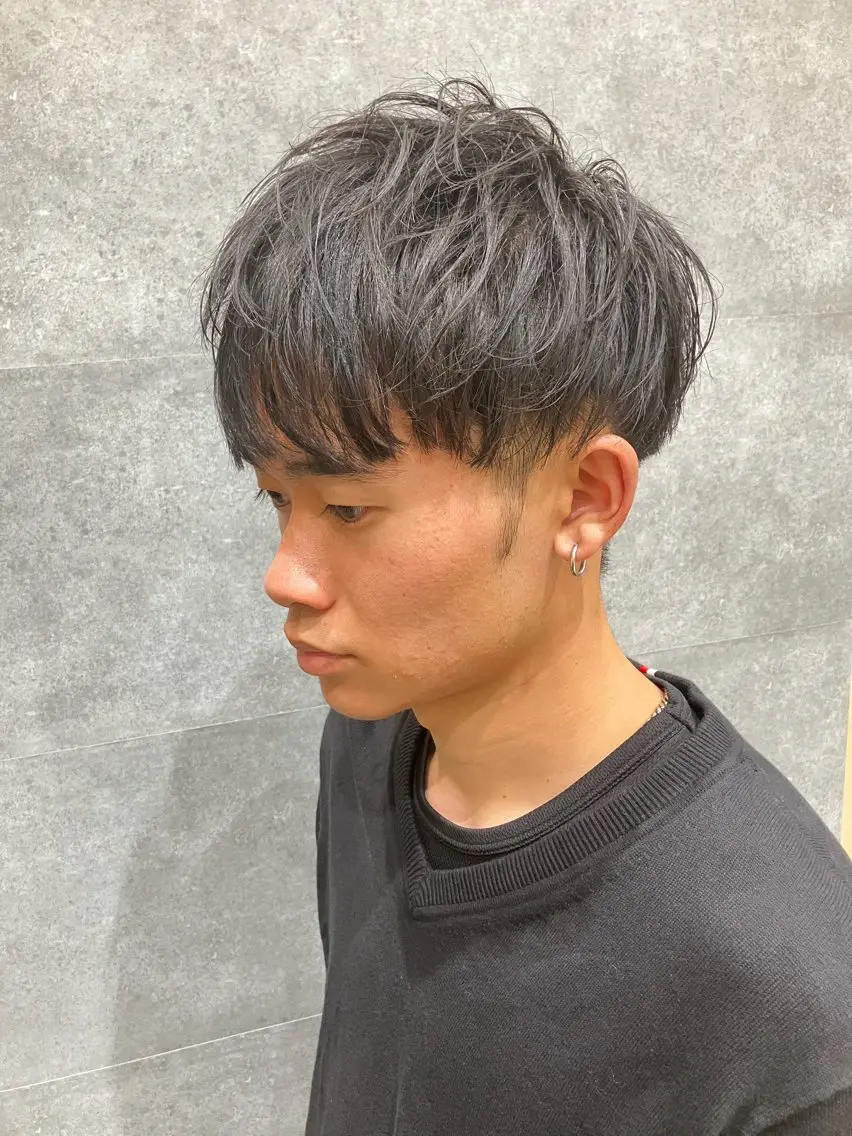 メンズ マッシュ 吉田 健吏のヘアスタイル