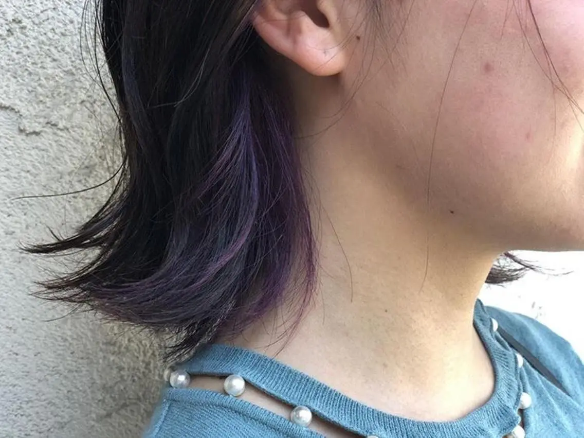 ミディアム パープルカラー 🩵Arisa MODE K's🫧のヘアスタイル