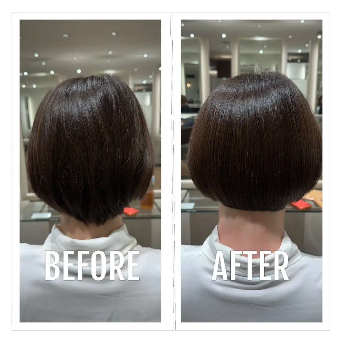 ミディアム ボブ カット ショートカット🧸 ごとうさなのヘアスタイル