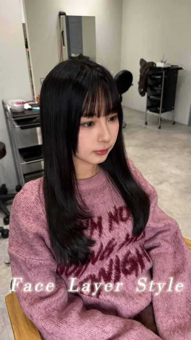 ロング カット トリートメント soyon 心斎橋店のヘアスタイル