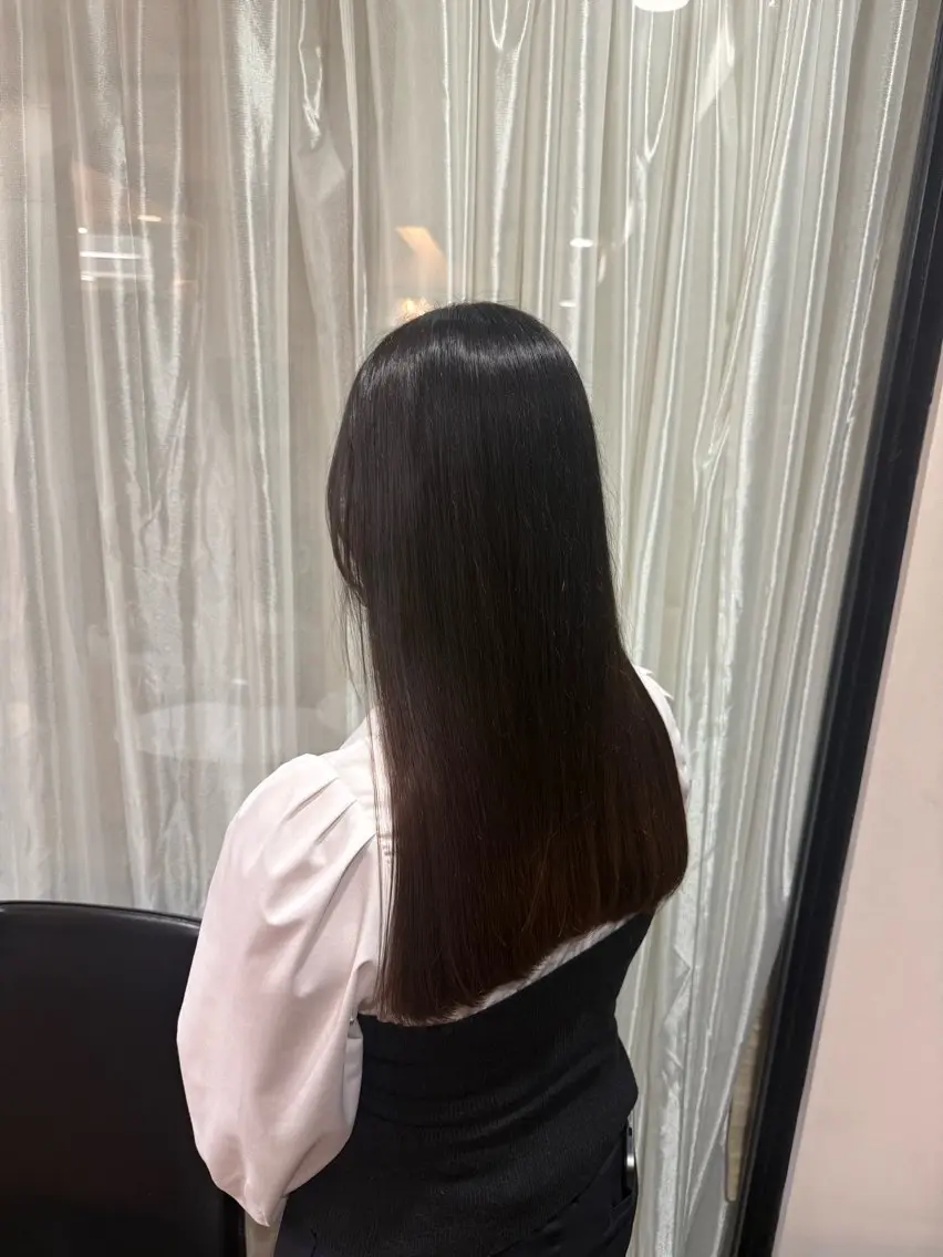 ロング ボブ ロング 尾濱 ららのヘアスタイル