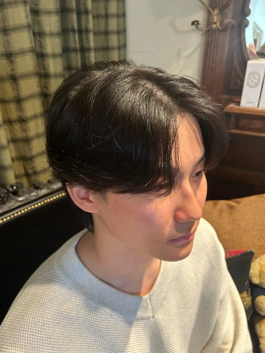 パーマ メンズ メンズ韓国風 メンズパーマ ニュアンスパーマ カット パーマ 髪質改善艶髪 特化アユム🔥のヘアスタイル