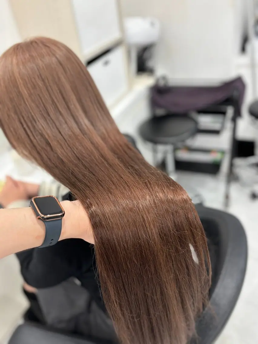 ロング カラー ヘアアレンジ ヘアカラー トリートメント 垢抜け透明感 カラー🪽ྀི🤎のヘアスタイル