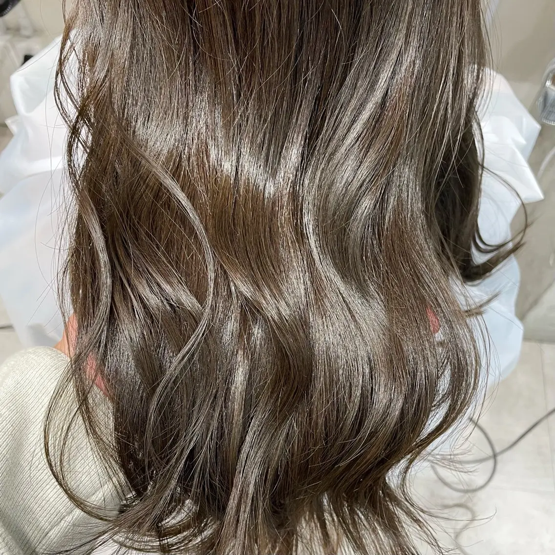 ロング カラー ベージュカラー 透明感カラー グレージュ オリーブベージュ オリーブグレージュ カット ヘアカラー トリートメント 堀江将太朗/恵比寿/ メンズカットのヘアスタイル