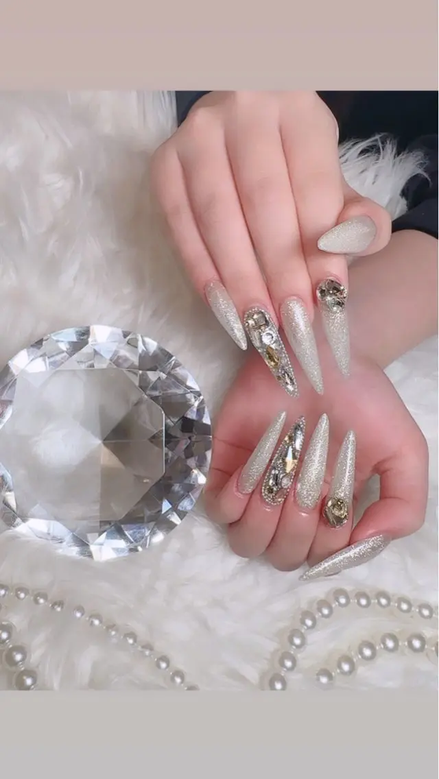ネイル ワンカラーネイル スカルプネイル nail salon azuのネイルデザイン