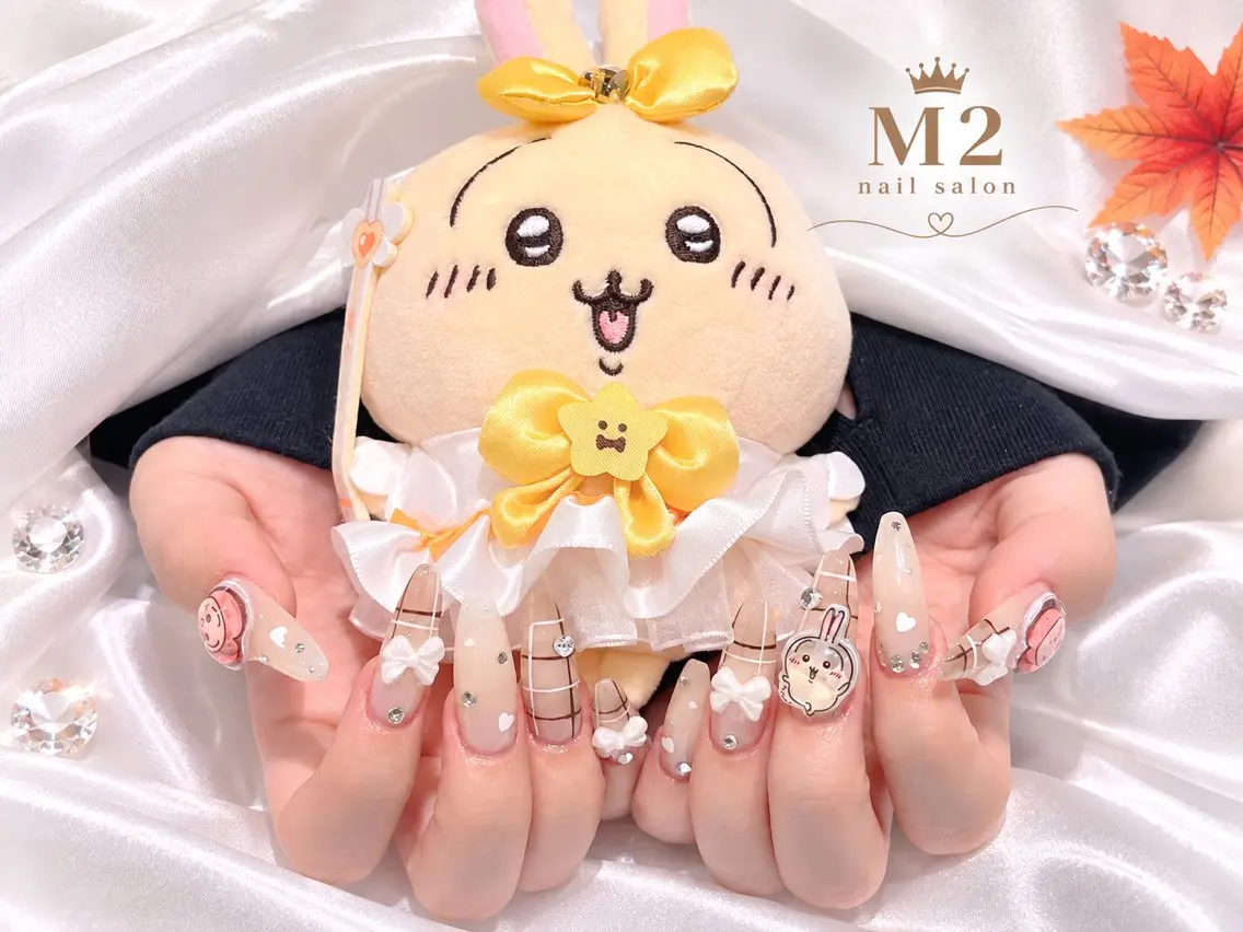 ネイル ハンドネイル 長さだし専門店 M2　rikaのネイルデザイン