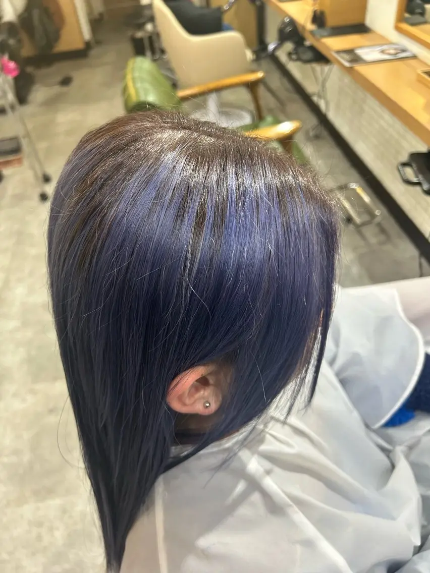ロング ヘアカラー トリートメント モデル募集 伊吹のヘアスタイル