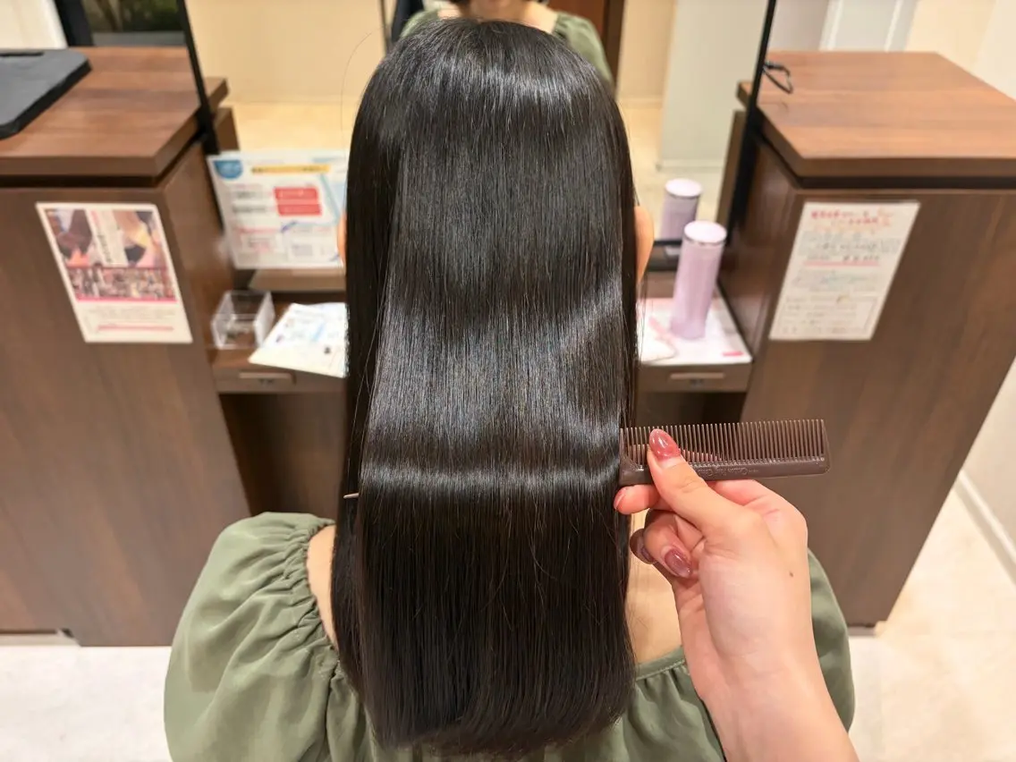 ロング 🖤韓国風カラー🩷 /ツヤ髪✨️はるかのヘアスタイル