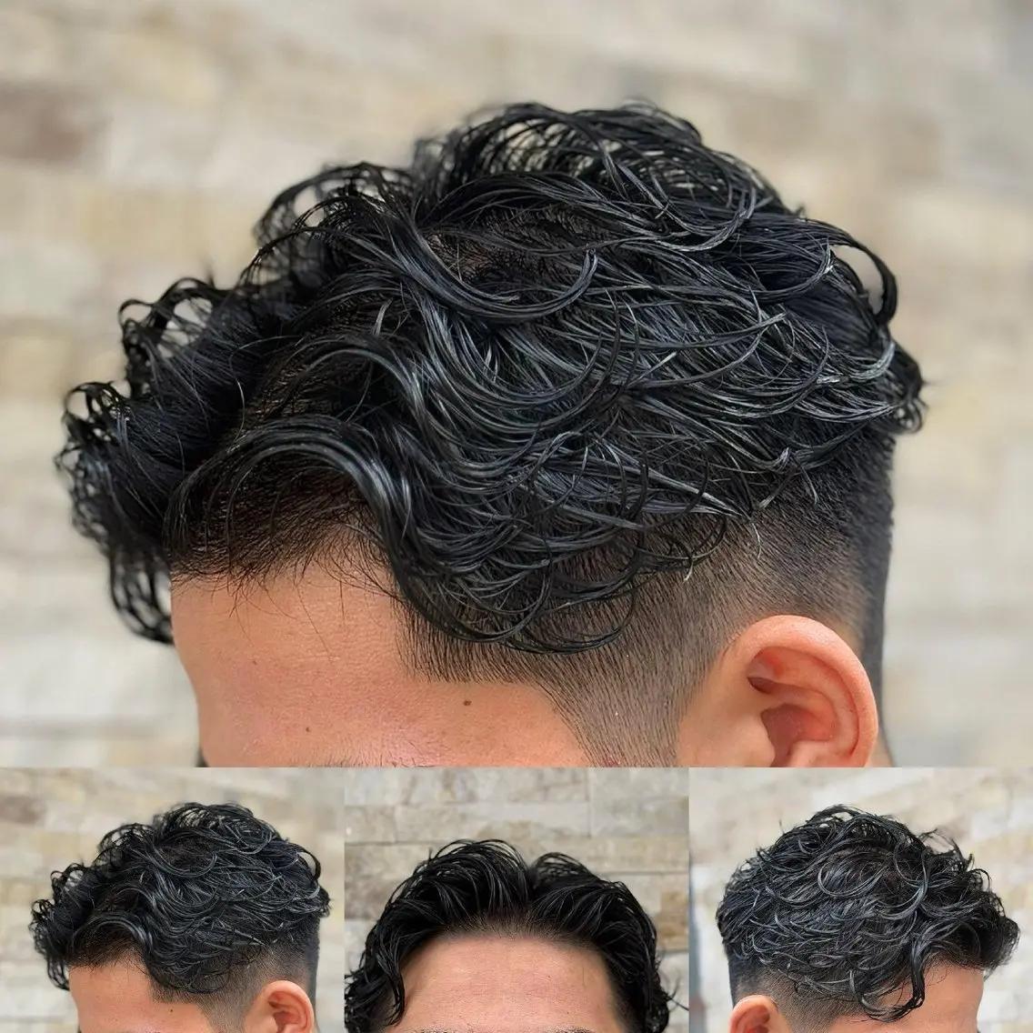 ミディアム 北川 竜也のヘアスタイル