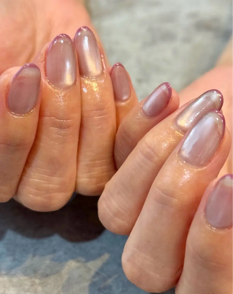ネイル フレンチネイル マグネットネイル ハンドネイル Blé nailのネイルデザイン