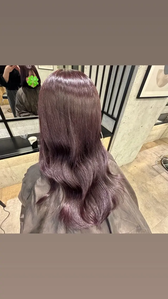 ロング カラー ラベンダーカラー カット ヘアカラー kotone 🌙☁️のヘアスタイル