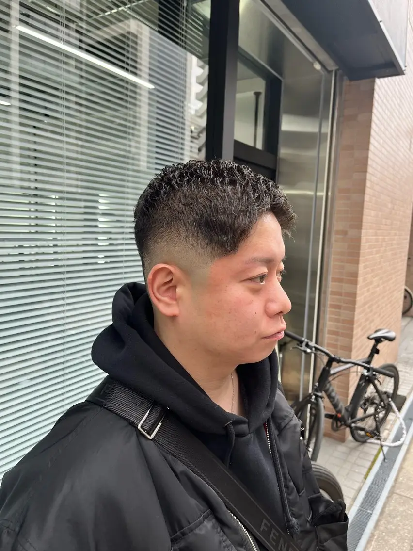 メンズ メンズパーマ カット rilune matsuoのヘアスタイル