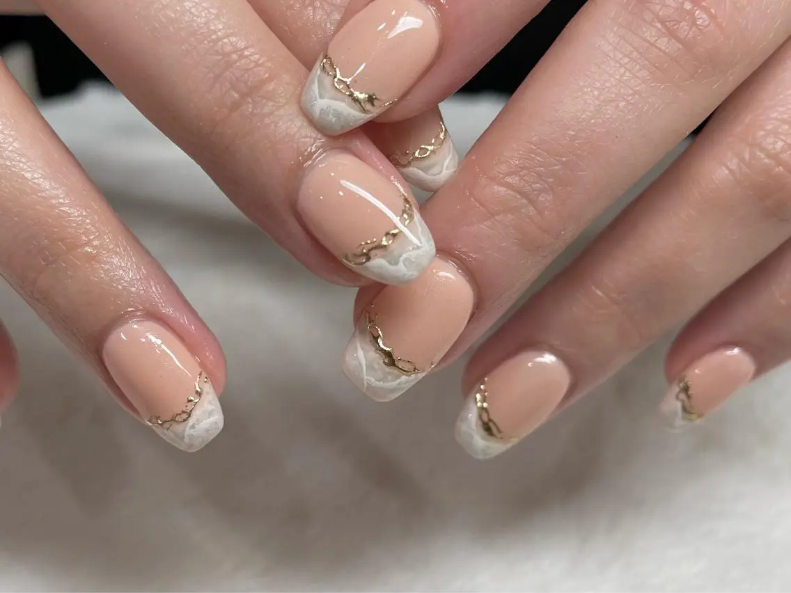 ネイル フレンチネイル riri-nail Rie Endoのネイルデザイン