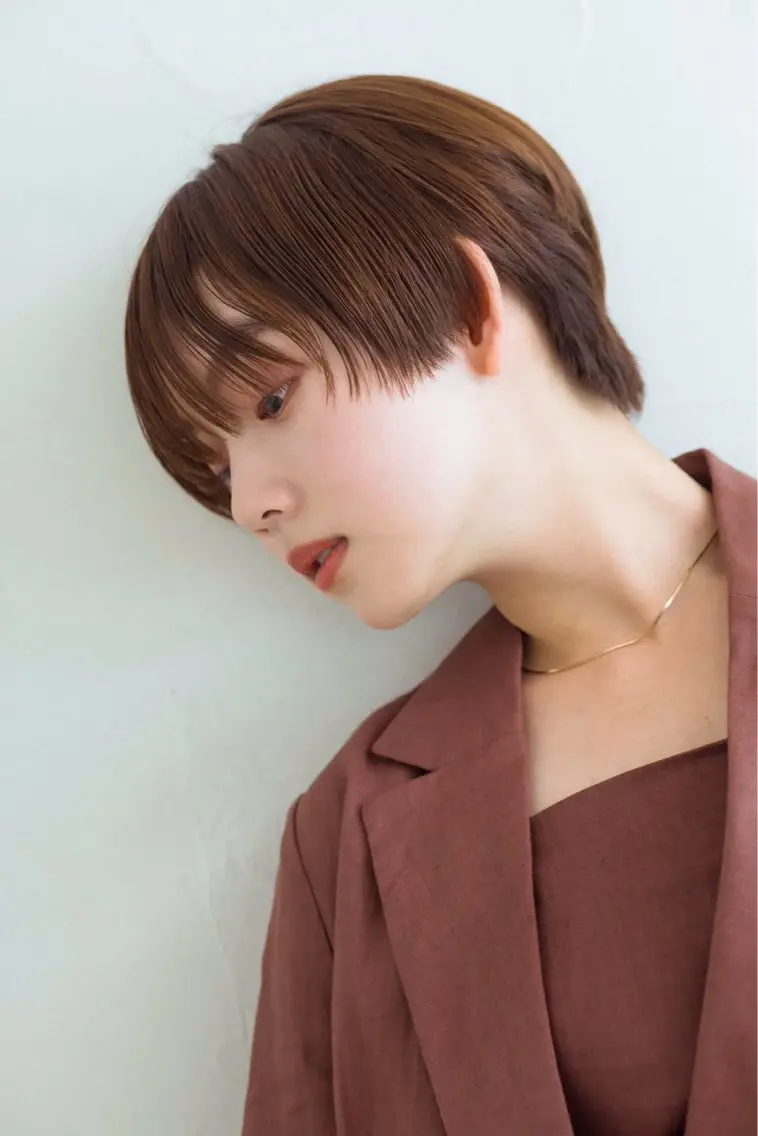 ショート アッシュ カット ヘアカラー トリートメント 🫧岡野/透明感🍃 /髪質改善🫧のヘアスタイル