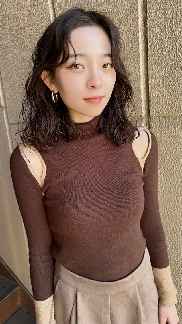 【撮影用モデル(レディース限定)】カット+パーマ+Tr(髪質・他…などモデル審査有り)の写真