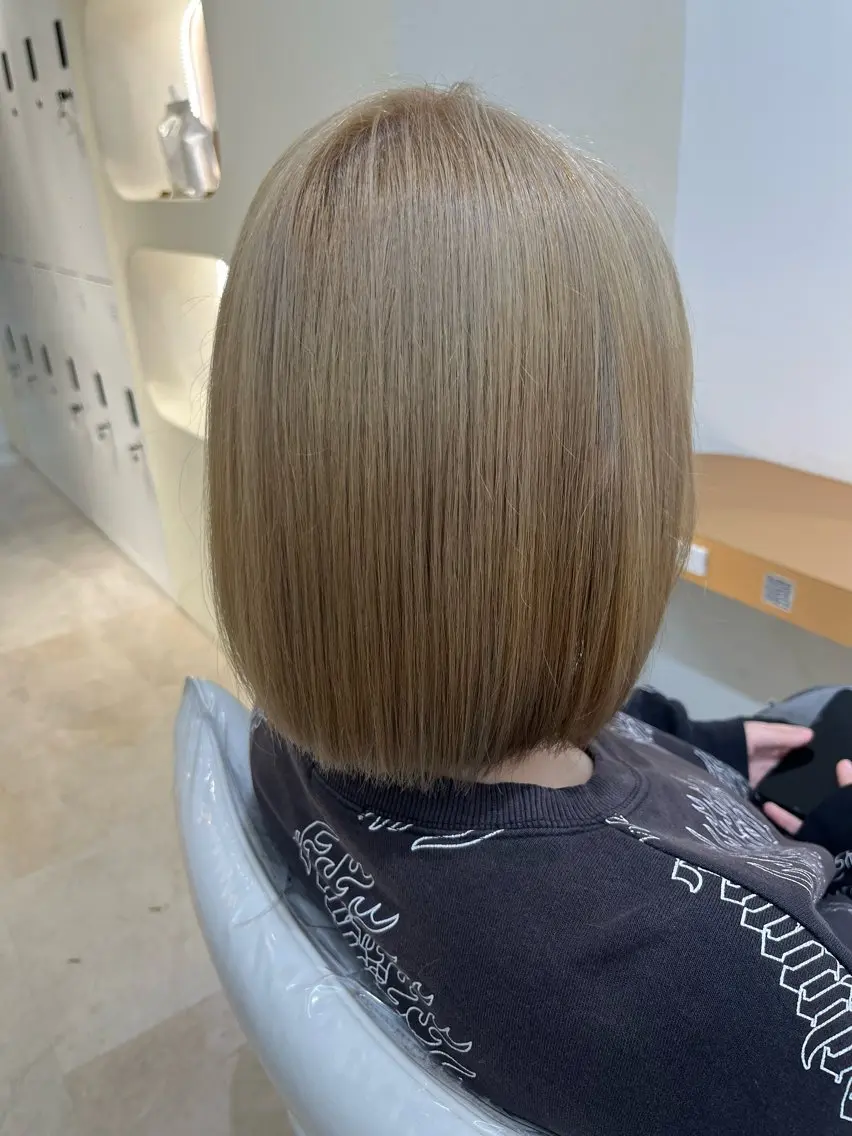ショート ボブ 顔周りカット🍑 Zina難波 Akiのヘアスタイル