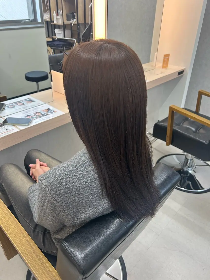 ロング カラー カット ヘアカラー 【ALEAP】 sakuraのヘアスタイル