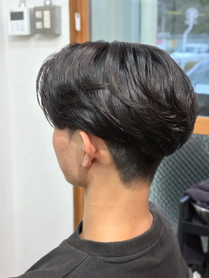 パーマ メンズ フェザーパーマ メンズパーマ パーマ Snalyメンズ特化 スエハラのヘアスタイル