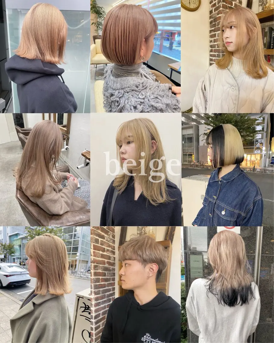 似合わせカット💇♀️+ブリーチ+全体カラーの写真