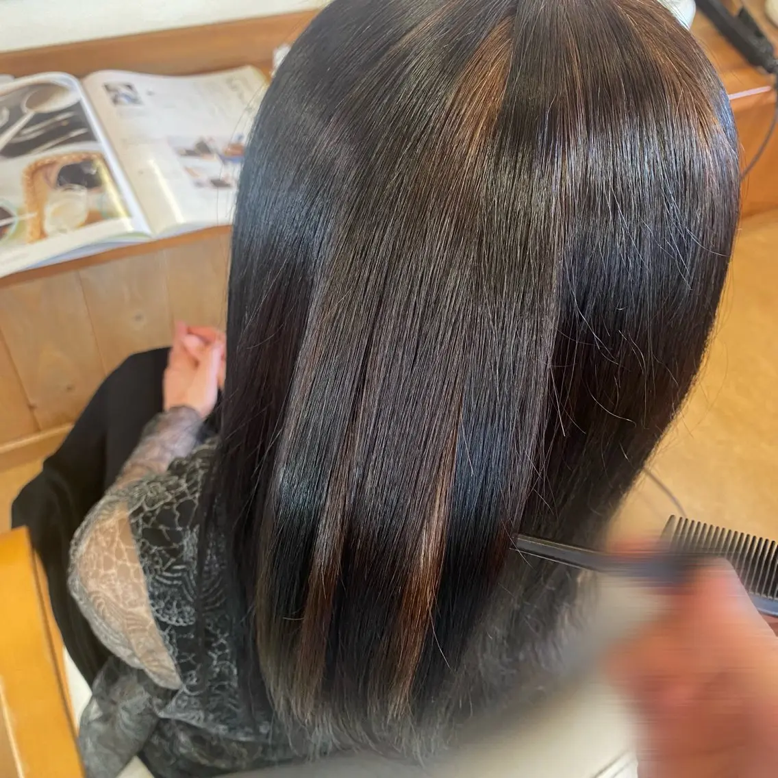 カラー Beam 深澤のヘアスタイル