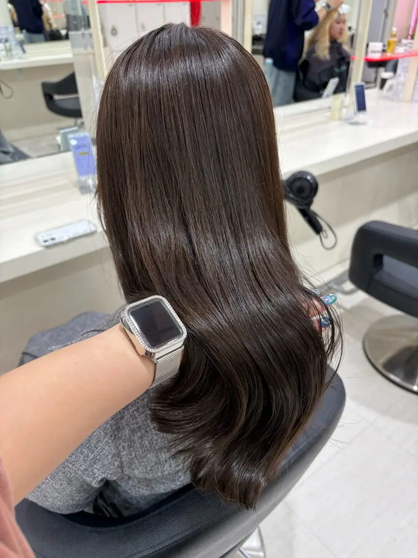 ロング カラー ヘアアレンジ ヘアカラー 💟RINNA 艶カラー💟のヘアスタイル