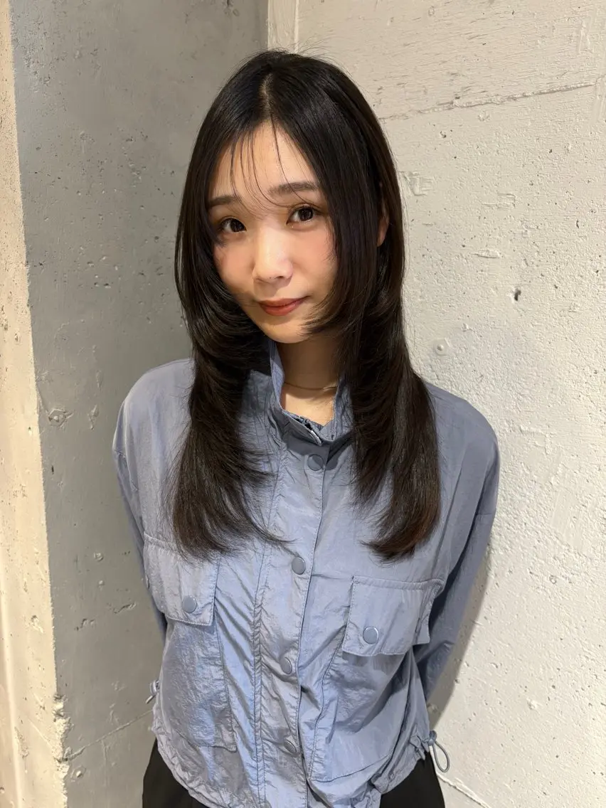 ロング カラー レイヤーカット Juna✂️ レイヤー / ボブのヘアスタイル