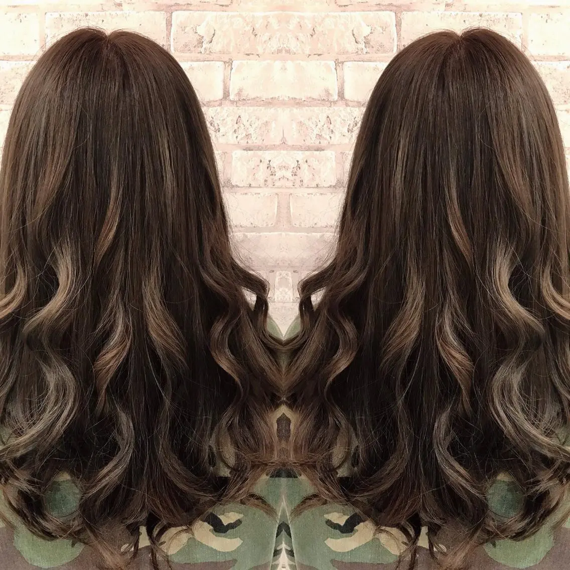 ロング カラー EARTH 越谷店のヘアスタイル