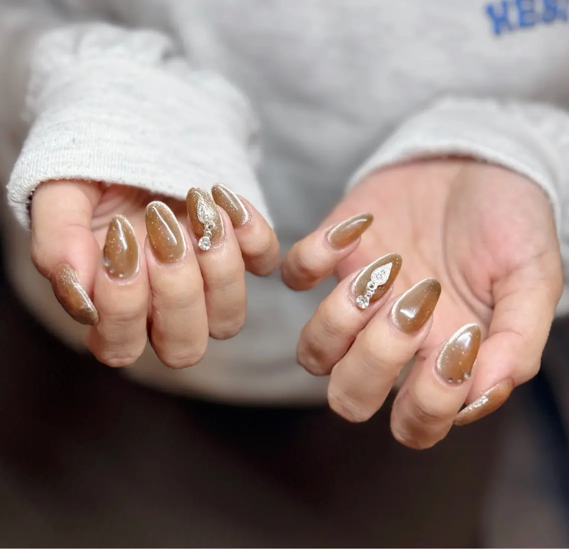 ジェル『Parts2本』オフなし💅マグネット/フラッシュ/グリッター/ラメの写真