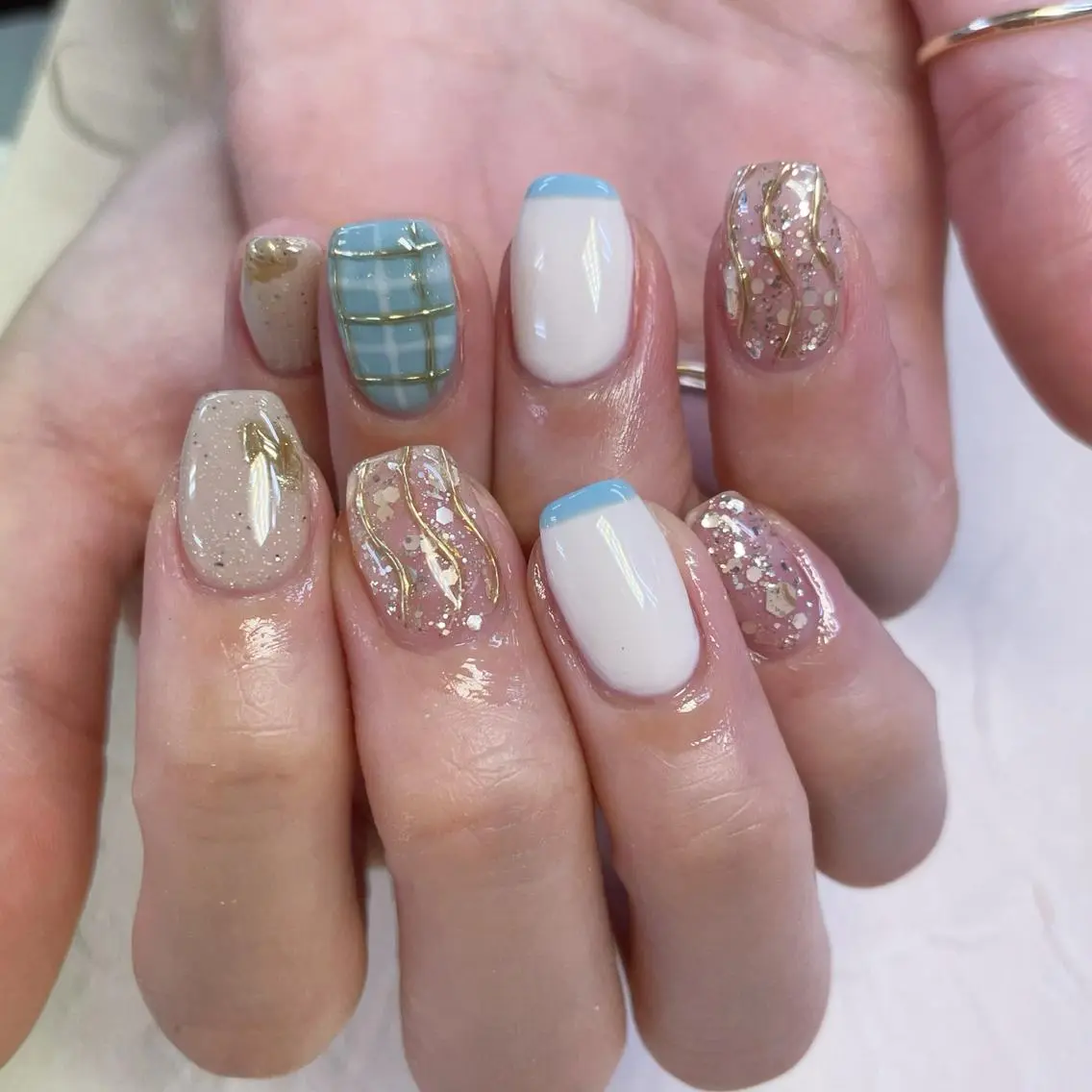 ネイル ハンドネイル Bianca🎀 ONODERAのネイルデザイン