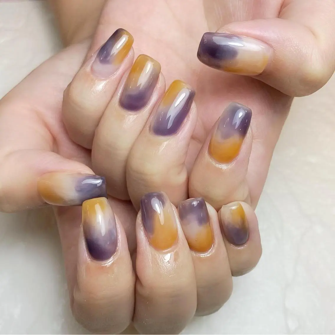 ネイル ニュアンスネイル ハンドネイル ameria meguのネイルデザイン