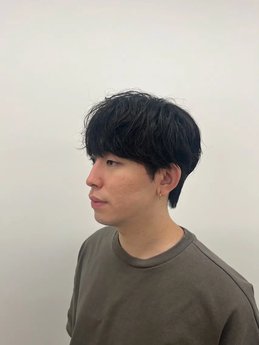 ショート パーマ メンズ 🏆メンズヘア特化 🥇代表りんぺーのヘアスタイル