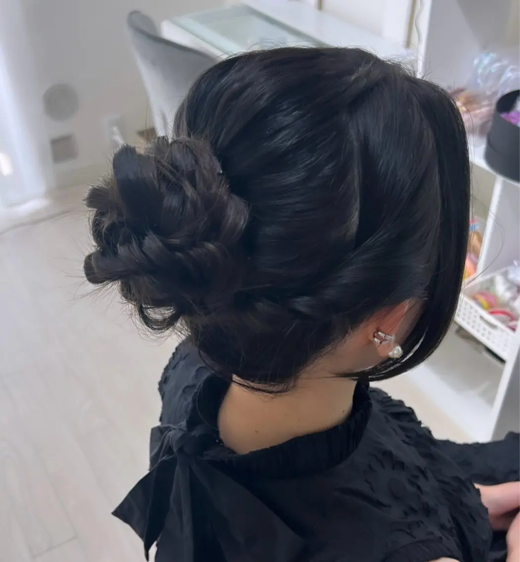 ロング ヘアアレンジ 大羅 海比のヘアスタイル