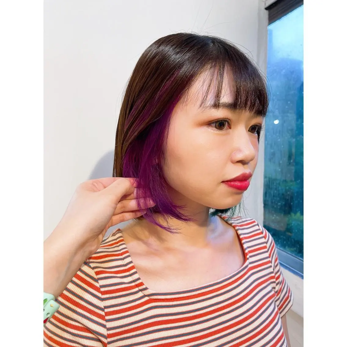 ショート カラー ヘアアレンジ カット ヘアカラー 🦋エクステ/透明感 カラー🦋宮川莉央のヘアスタイル