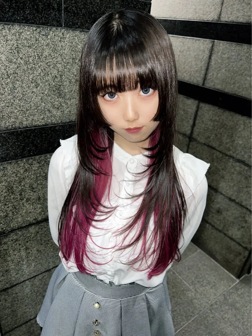 ロング 【ロングウルフカット 姫カット】伊藤裕哉のヘアスタイル
