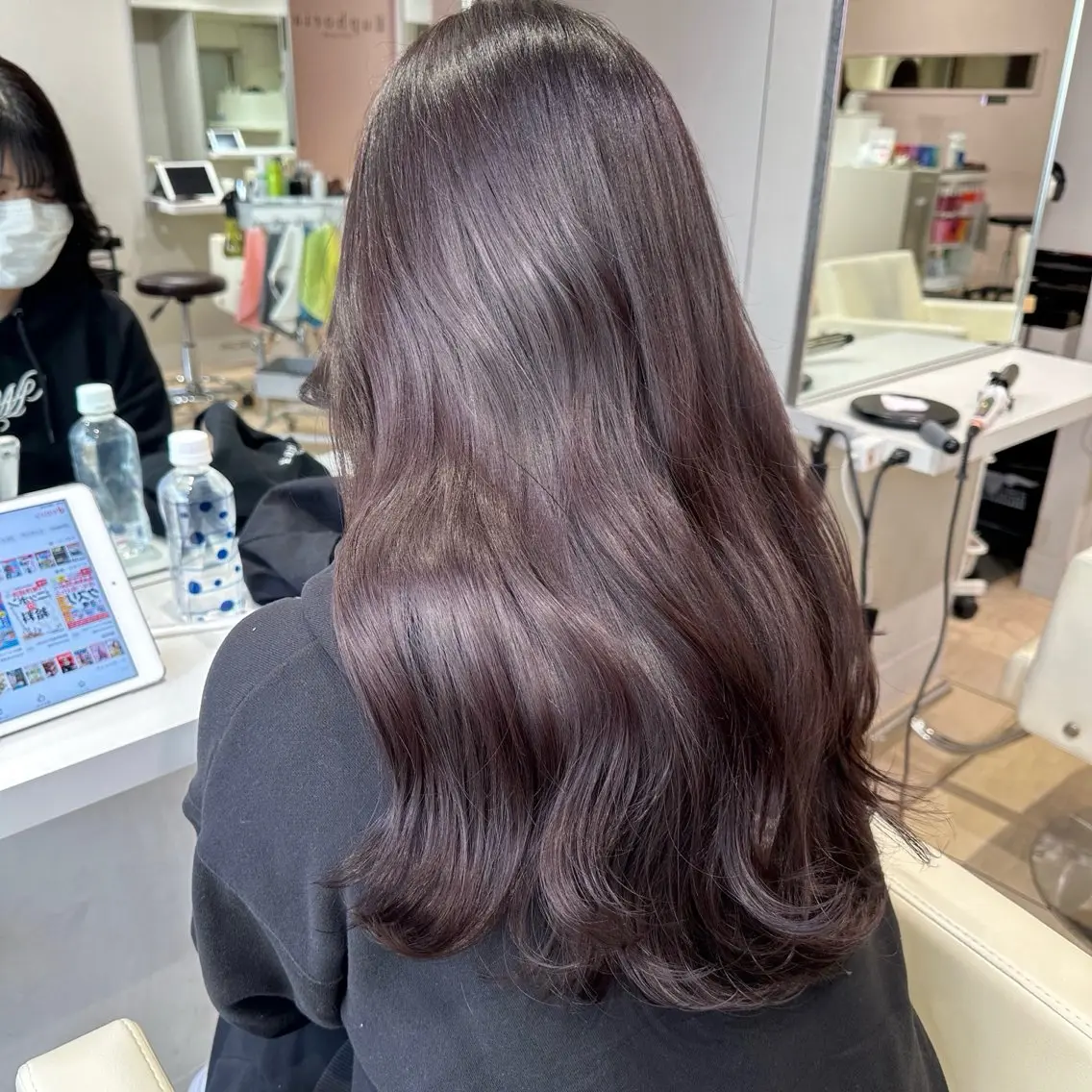 ロング ヘアカラー トリートメント 新宿/艶カラー 🎀韓国ヘアKANAのヘアスタイル