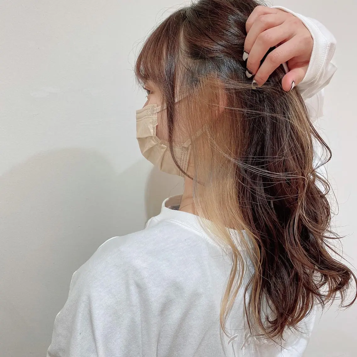セミロング カラー イヤリングカラー 縮毛矯正職人/艶髪 ✨️村上 渉のヘアスタイル