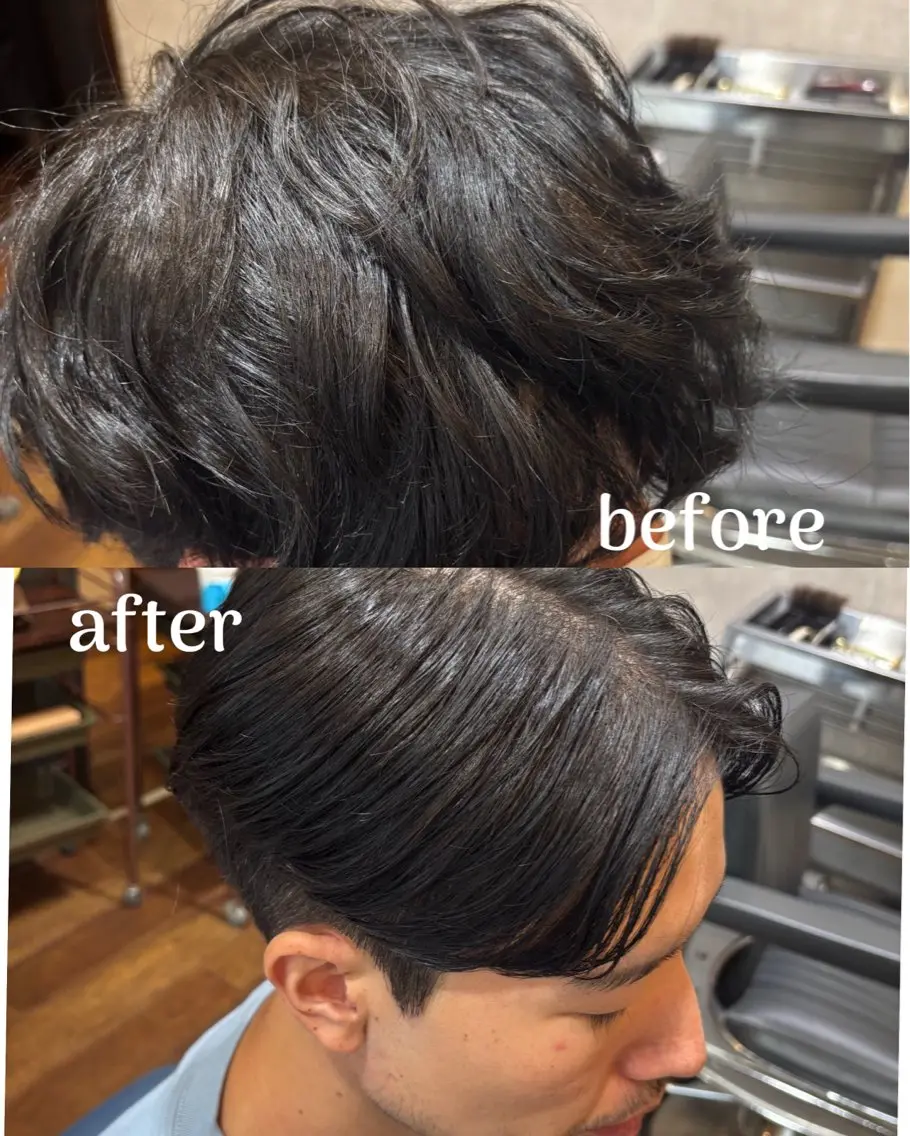 ミディアム メンズ 朝セット楽！指名多数 メンズ特化/黒部由徒のヘアスタイル