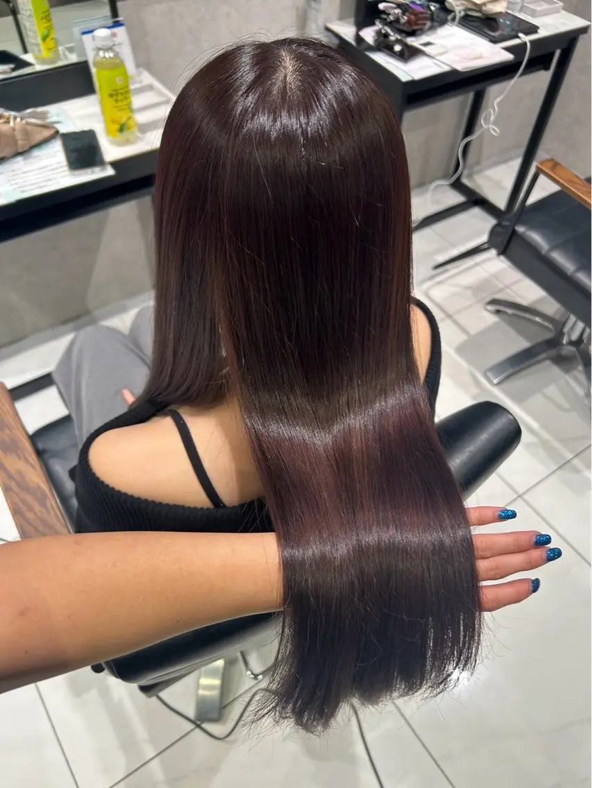 カラー 透明感カラー×顔周り mizuki🫧のヘアスタイル